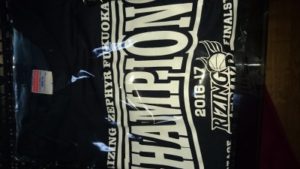 B3初代王者ライジングゼファーフクオカのCHAMPIONS Tシャツ